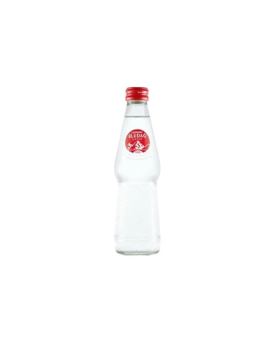 Front of a Legendary Uludağ Gazoz bottle