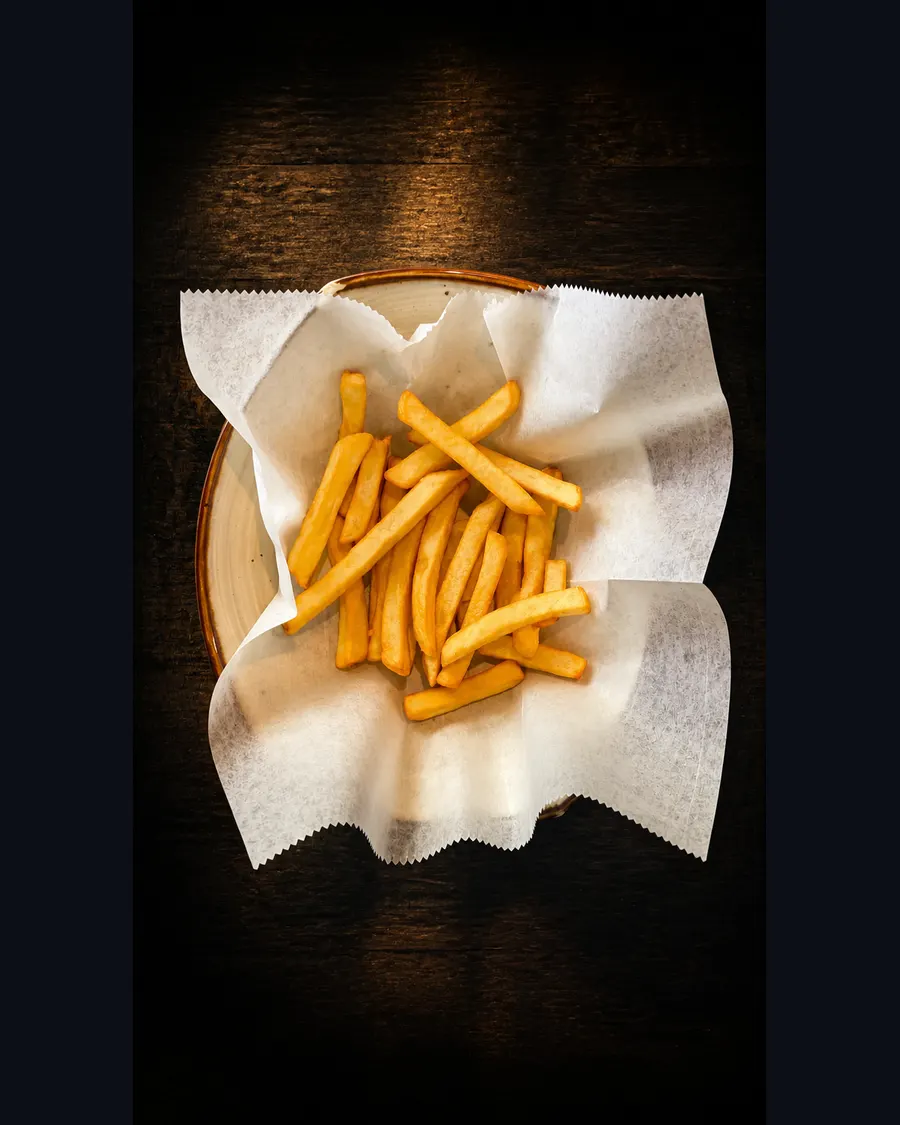 Golden french fries